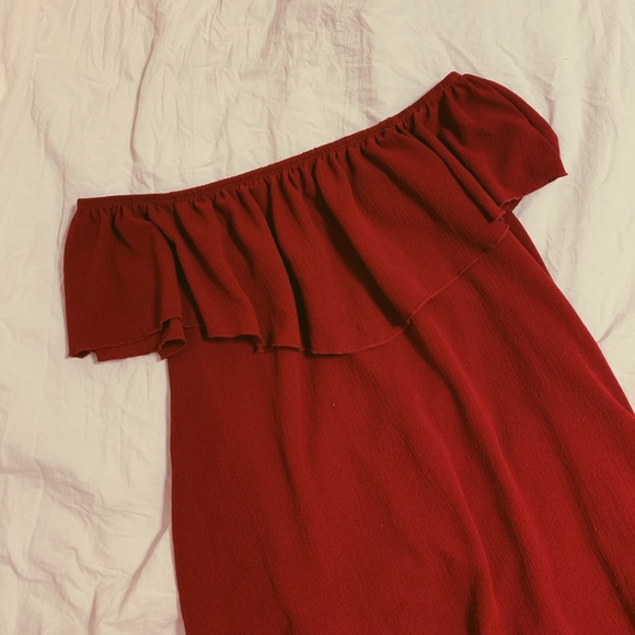 Strapless, Ruffled, DRESS - Picture 2 of 3